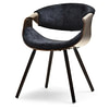 Hajlított székek BENT szék, antikolt tölgy-fekete szövet