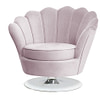 Seashell Seashell dusty pink forgó kagylófotel