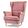 Malmo MALMO füles fotel, dusty pink-bükk