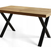 Bővíthető asztalok LOFT’X nyitható x-lábas étkezőasztal, választható méretek és színek