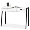Íróasztalok és polcok LUND íróasztal, fehér-fekete