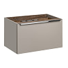 Sant Fe Taupe Santa Fe Taupe 2 fiókos mosdószekrény 80 cm széles