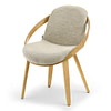 Hajlított székek LAGOS karosszék beige boucle-tölgy