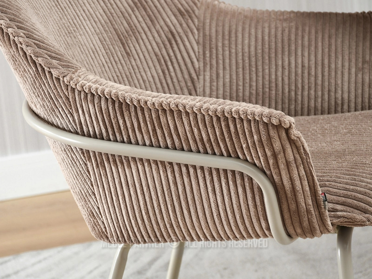 Vivien VIVIEN karoszék, karamella kordbársony-bézs 7