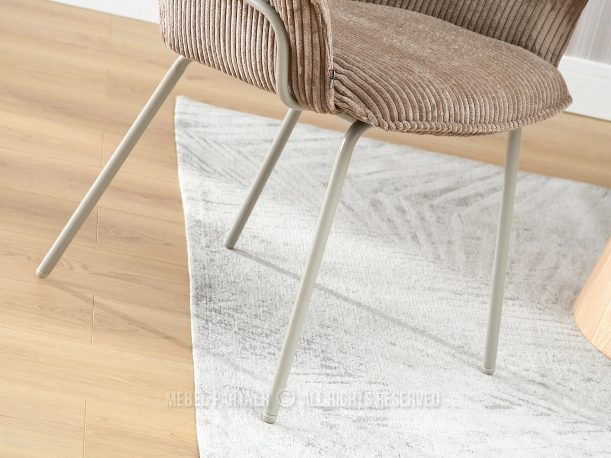 Vivien VIVIEN karoszék, karamella kordbársony-bézs 8