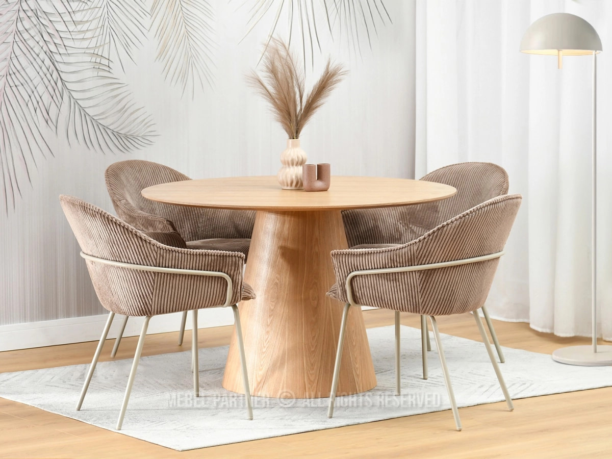 Vivien VIVIEN karoszék, karamella kordbársony-bézs 4