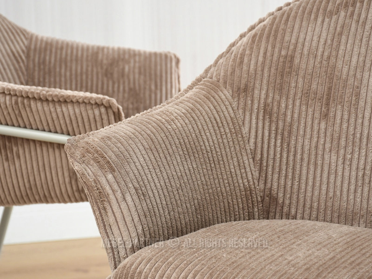 Vivien VIVIEN karoszék, karamella kordbársony-bézs 6