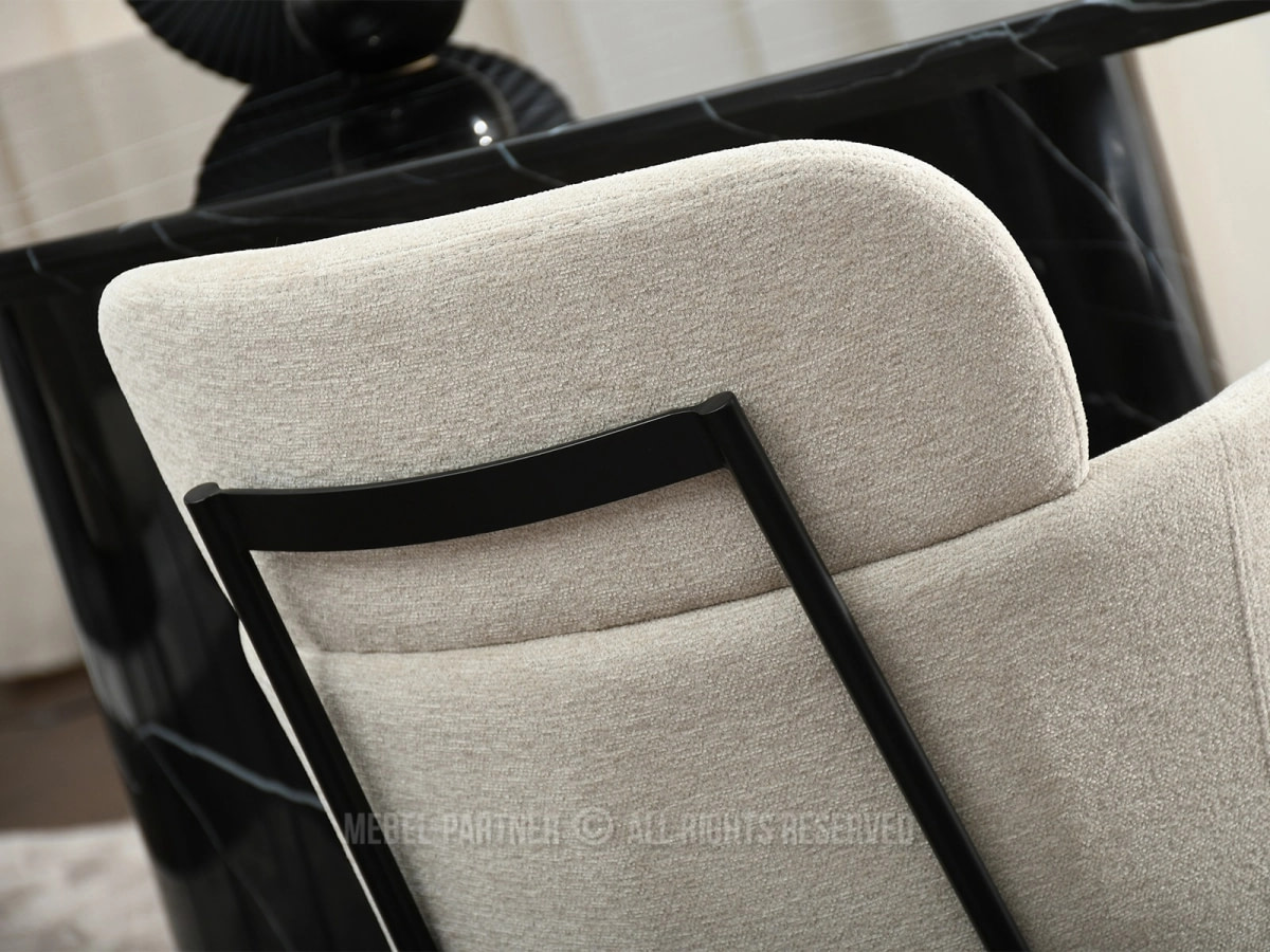 BIAGIO karfás design szék, beige 6 BIAGIO karfás design szék, beige - Image 6