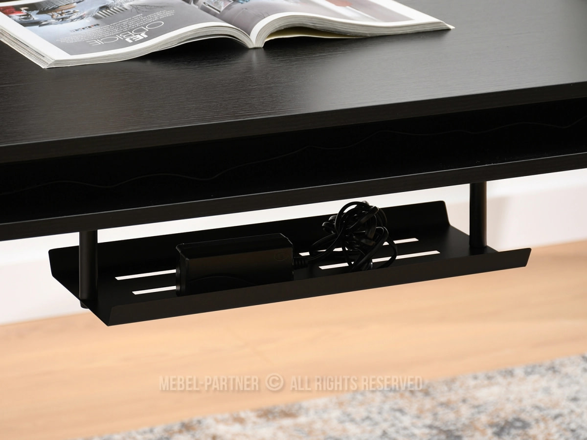 SHIFT home office íróasztal fiókkal és USB-porttal, 120 cm fekete 17 SHIFT home office íróasztal fiókkal és USB-porttal, 120 cm fekete - Image 17