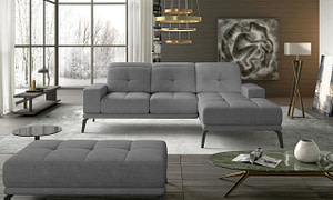 Amelita Amelita sarokkanapé, light grey
