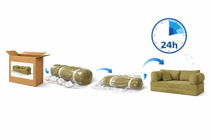 ORBIS ArtPack kinyitható kanapéágy - 160 cm - Image 11