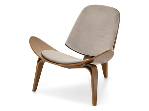 Roland ROLAND design fotel, beige velúr-dió