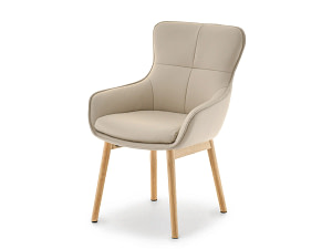 Cordia CORDIA étkezőszék, beige ekobőr-tölgy