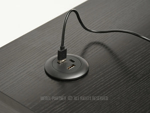 SHIFT elektromos gamer asztal, 120 cm fekete-fehér - Image 12