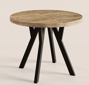 Bővíthető kör alakú asztalok OTTAVIO nyitható kör alakú asztal