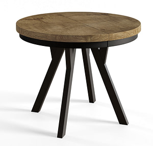 Bővíthető kör alakú asztalok OTTAVIO BIS nyitható kör alakú asztal