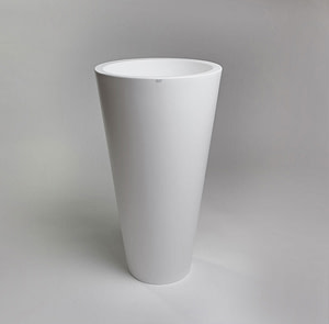 Della Della padlóváza, 90 cm, fehér