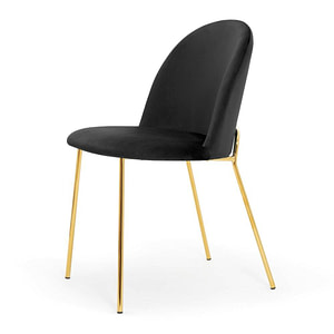 Mussi MUSSI szék fekete/ arany láb
