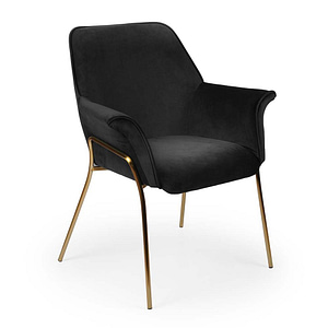 Black & Gold MARGOT szék fekete/ arany láb