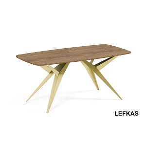 NEXUS bővíthető étkezőasztal arany lábbal, választható méretek és színek - Image 16