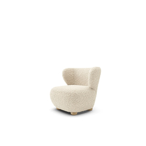 DIVA Legno skandináv fülesfotel – tömörfa lábbal - 7. kép