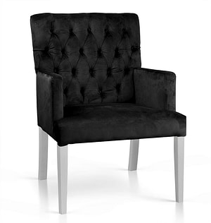 Zara ZARA fotel fekete/ fehér láb/ BL19