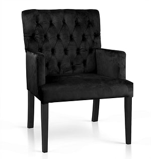 Zara ZARA fotel fekete/ fekete láb/ BL19