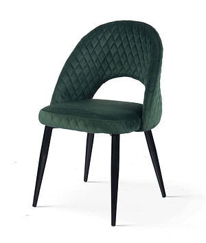 Umberto UMBERTO szék sötét zöld/ fekete láb