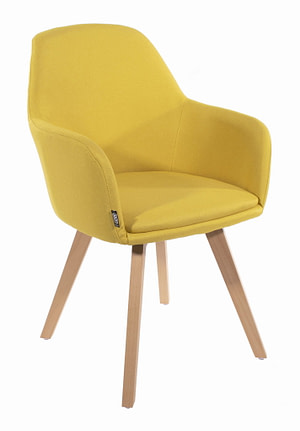 Inspired chairs MOLDE szék – sárga, 2 db