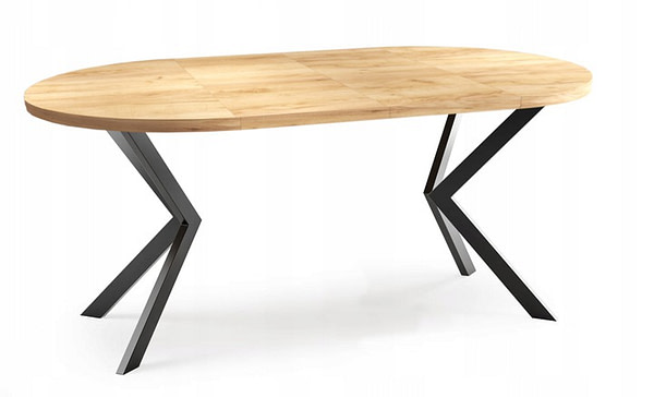 Akciós ajánlatok 🔥 Eder Ø100 cm, nyitható kör alakú asztal, sonoma tölgy, készletről 3