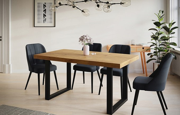Bővíthető asztalok LOFT’U nyitható étkezőasztal, választható méretek és színek 7