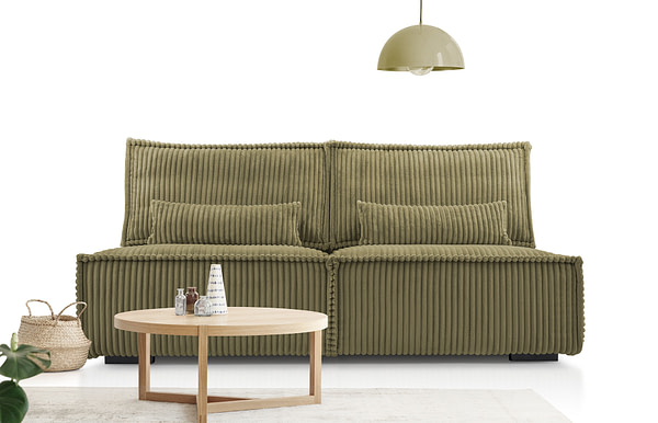 Kanapéágy / sofa bed Coco160 franciaággyá nyitható keskeny kanapé, választható színek 3