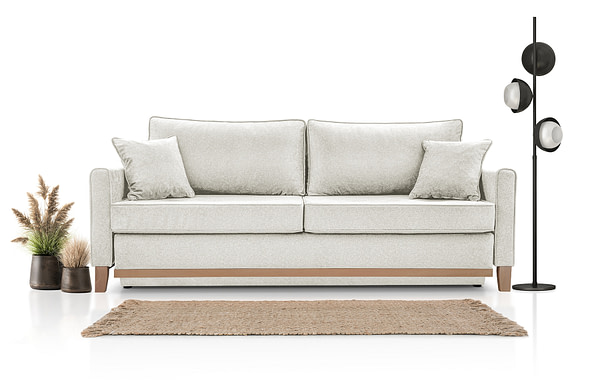 Kanapéágy / sofa bed Linea140 – skandináv stílusú nyitható kanapé, választható színek 25