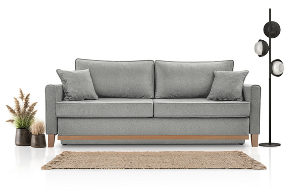 Kanapéágy / sofa bed Linea140 – skandináv stílusú nyitható kanapé, választható színek 22