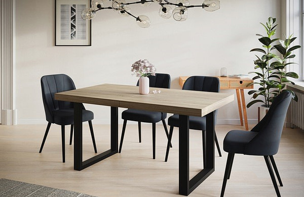 Bővíthető asztalok LOFT’U nyitható étkezőasztal, választható méretek és színek 9
