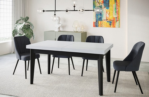 Bővíthető asztalok Scandi nyitható étkezőasztal, választható méretek és színek 11