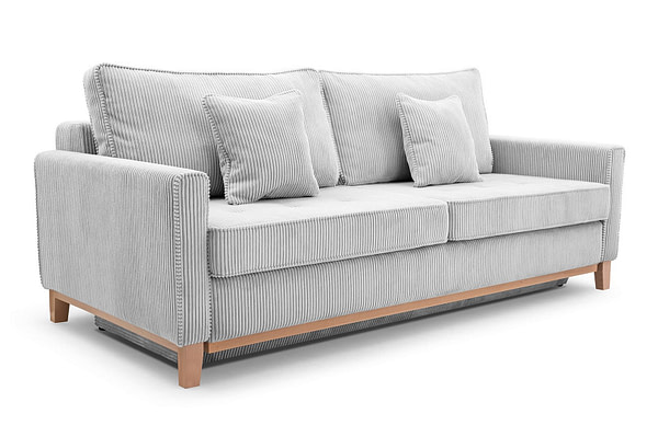 Kanapéágy / sofa bed Linea140 – skandináv stílusú nyitható kanapé, választható színek 17