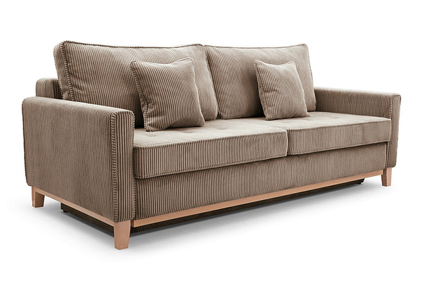 Kanapéágy / sofa bed Linea140 – skandináv stílusú nyitható kanapé, választható színek 16
