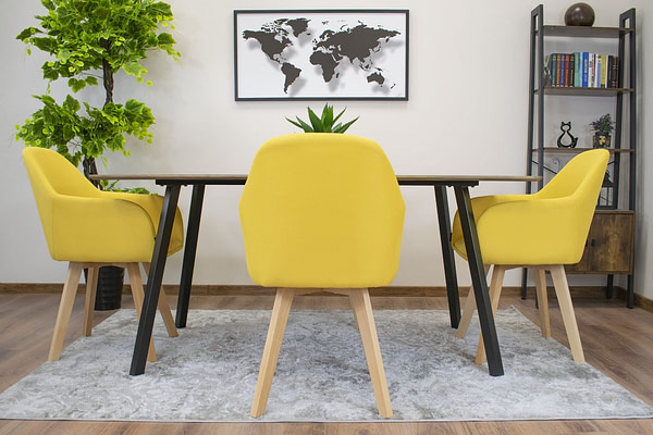Inspired chairs MOLDE szék – sárga, 2 db 9