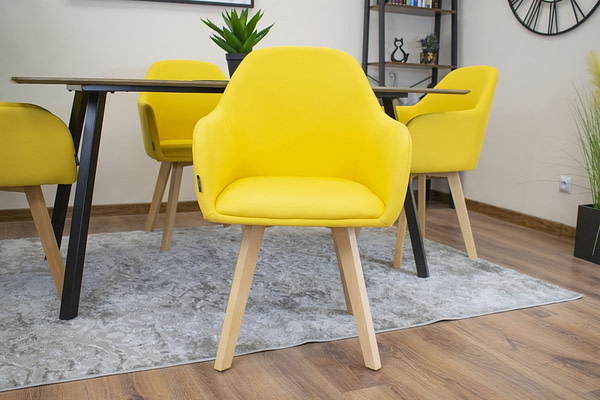 Inspired chairs MOLDE szék – sárga, 2 db 12