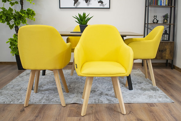 Inspired chairs MOLDE szék – sárga, 2 db 13