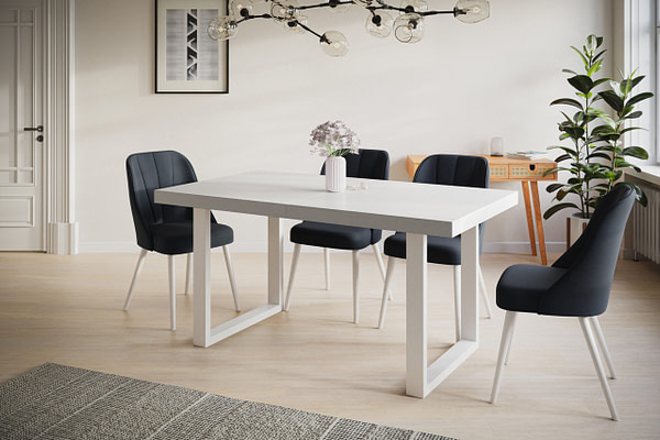Bővíthető asztalok LOFT’U nyitható étkezőasztal, választható méretek és színek 3