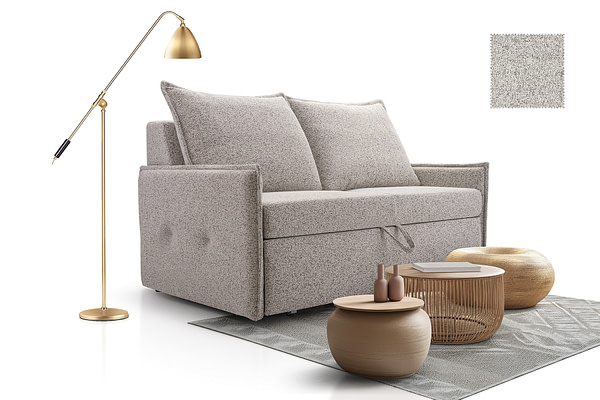 Kanapéágy / sofa bed Papilia kétszemélyes kanapéágy, mindössze 162 cm széles, választható színek 3