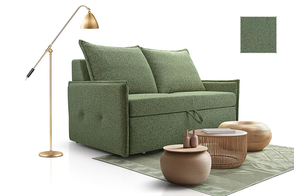 Kanapéágy / sofa bed Papilia kétszemélyes kanapéágy, mindössze 162 cm széles, választható színek 4
