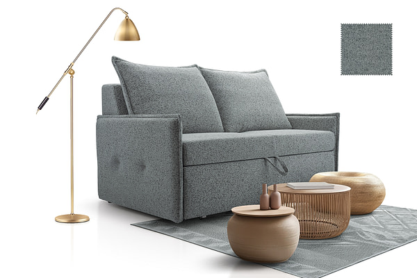 Kanapéágy / sofa bed Papilia kétszemélyes kanapéágy, mindössze 162 cm széles, választható színek 2
