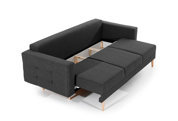 Akciós ajánlatok 🔥 Scandi nyitható kanapé, üvegzöld 5