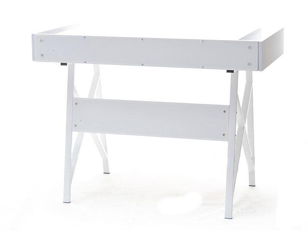 Íróasztalok és polcok BORAS fiókos íróasztal, fehér 2