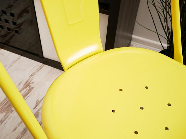 Fém székek ALFREDO 1 szék, sárga 9