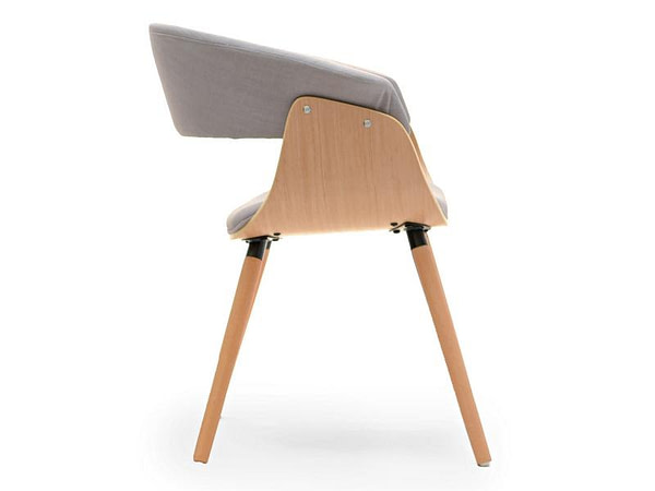 Hajlított székek ELINA szék, világos tölgy-szürke 25
