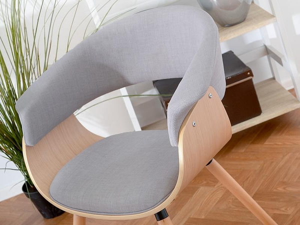 Hajlított székek ELINA szék, világos tölgy-szürke 9